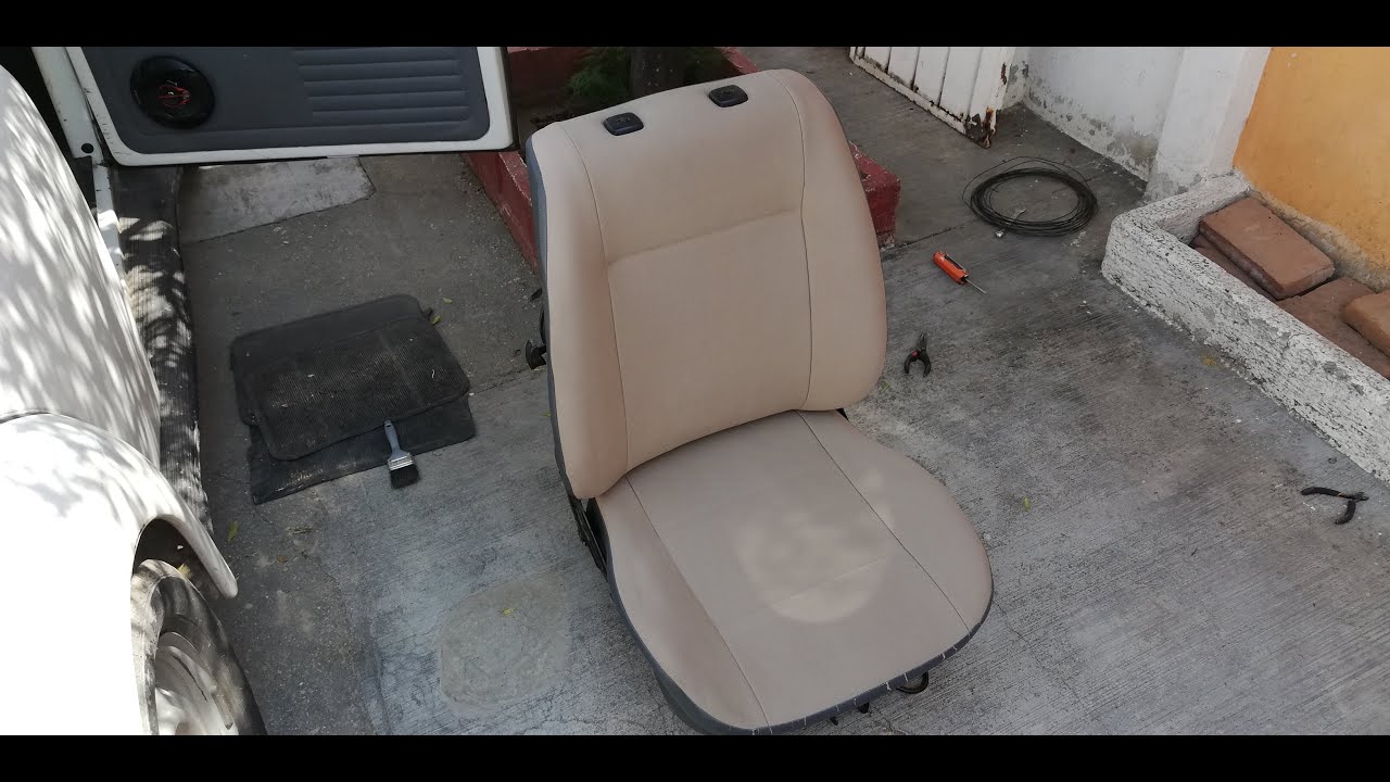 Como poner las vestiduras a un asiento//VW Sedan