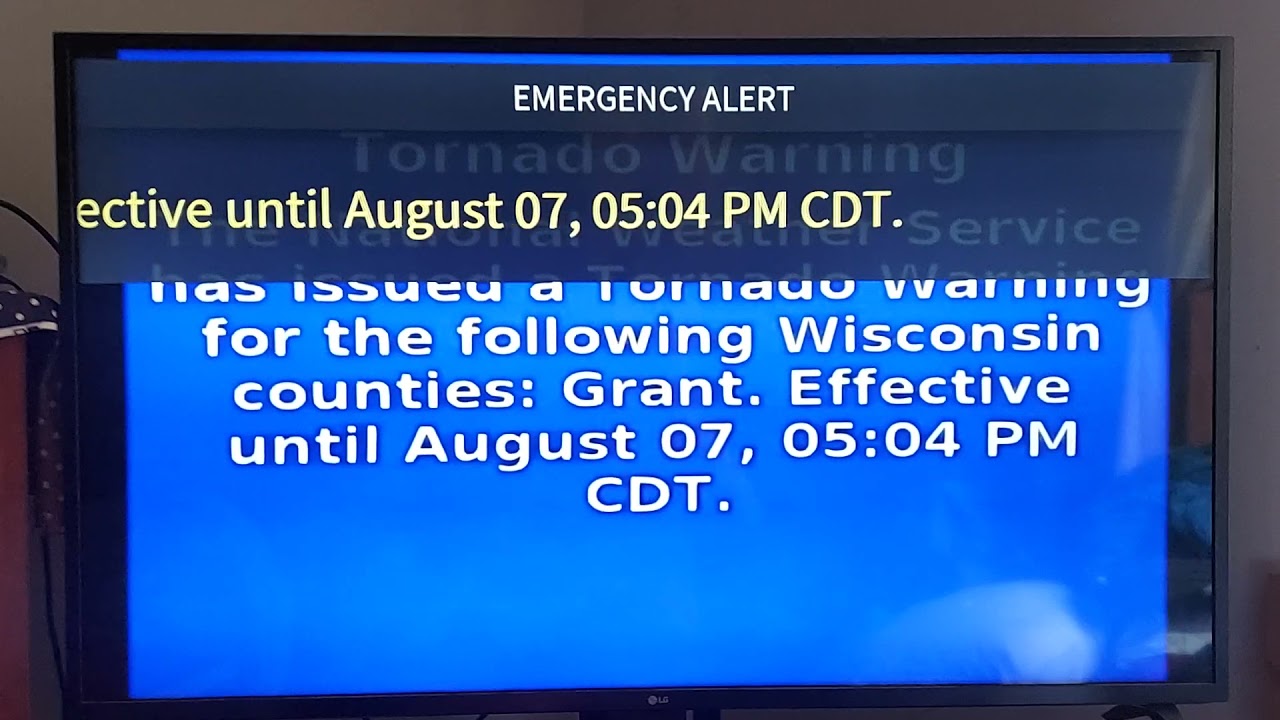 Mediacom Wisconsin Tornado Warning