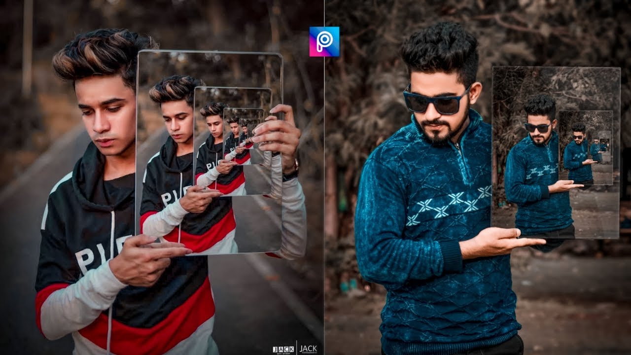 PicsArt 3D Mirror Viral Photo Editing Tutorial Step By Step In Hindi In Picsart 2019