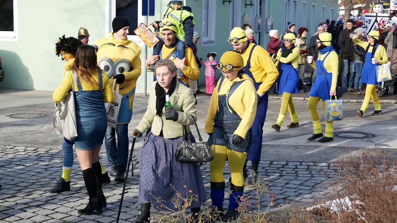 Faschingszug in Greding 2018
