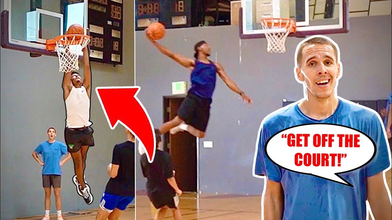 He KICKED Us Off The Court! 5v5 Basketball In LA!