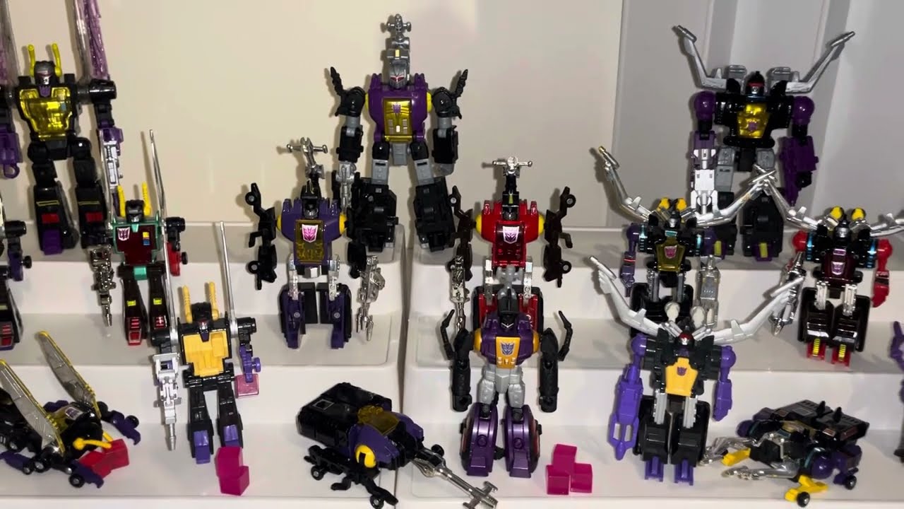 Transformers generation one insecticons collection. Ehobby legacy generations kickback bombshell G1