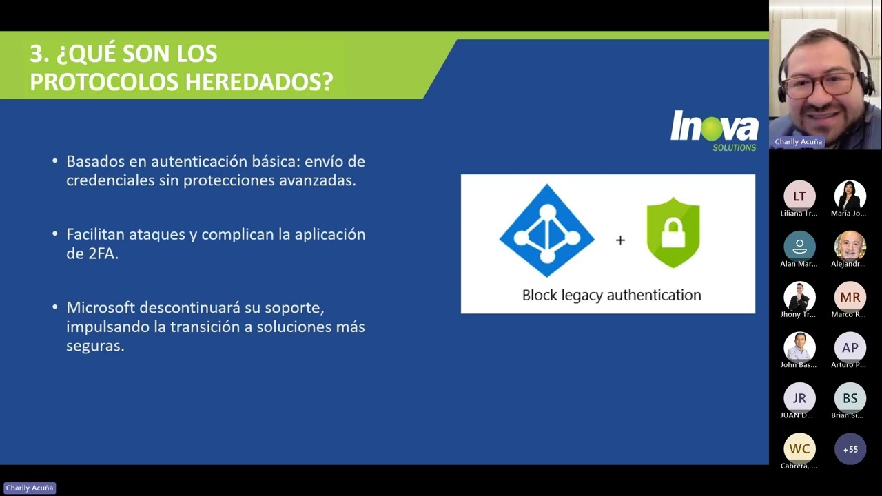 Webinar Autenticación heredada