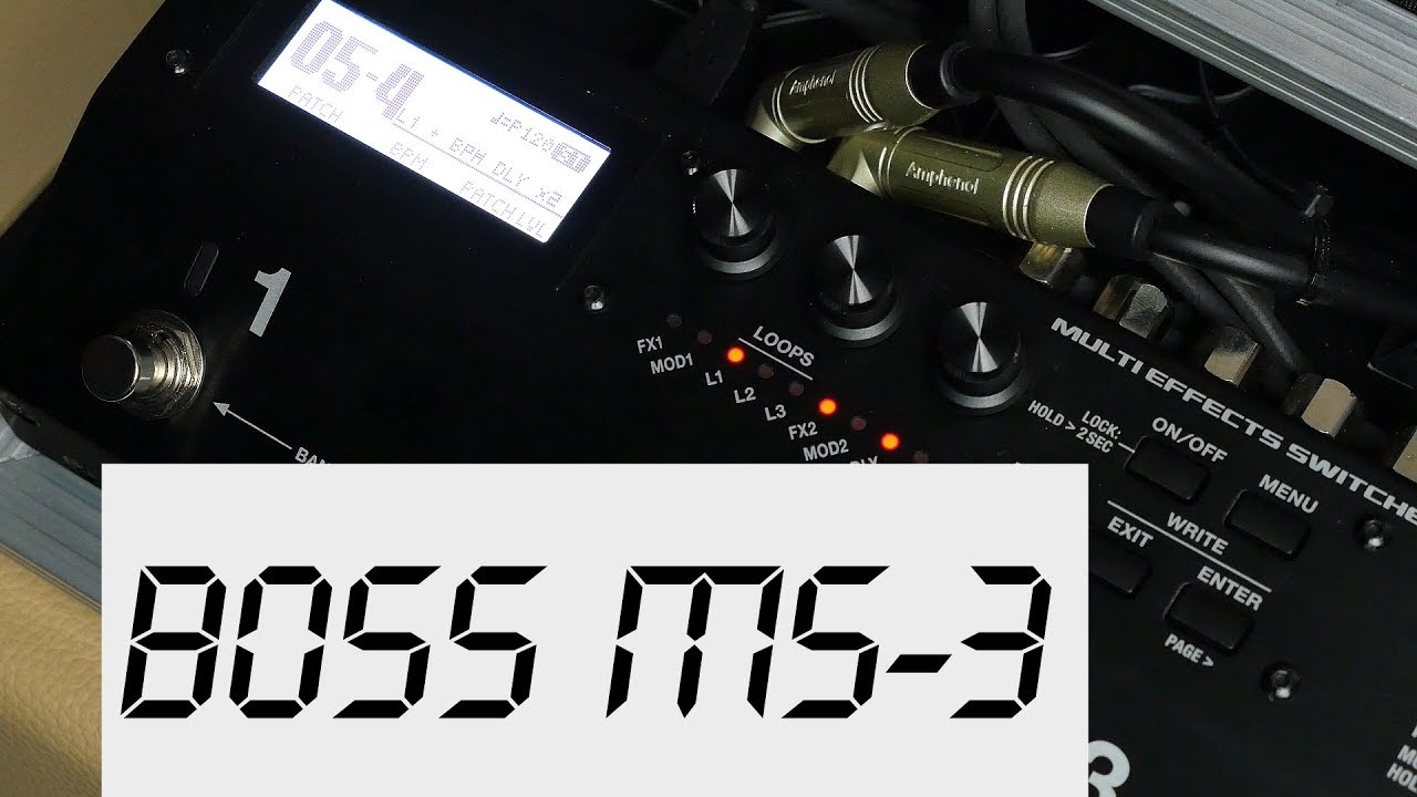 Мультиэффекты и переключатель BOSS MS-3: почему это круто и базовый урок