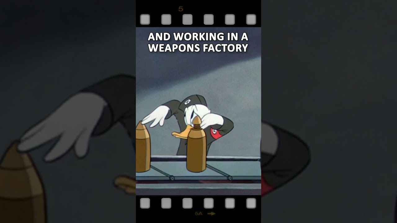 Was Donald Duck a Nazi in WWII?! #shorts