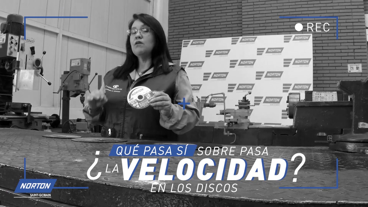 Velocidades de operación de los discos de corte