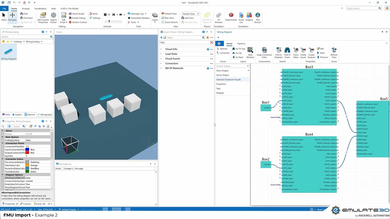 FMU Import for Multi-Physics Simulations