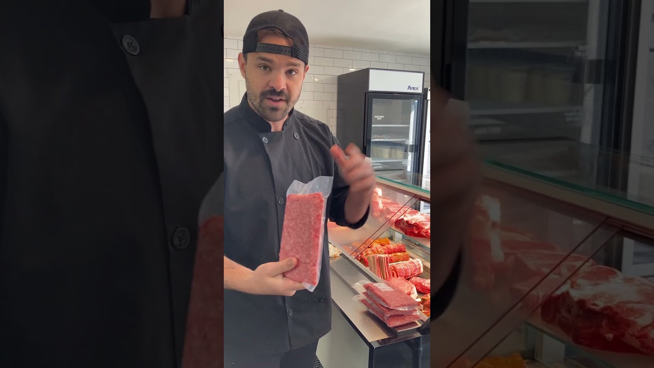 Local beef that&rsquo;s not purple. #butcher #meat #groundbeef #beef #local #foodie #food