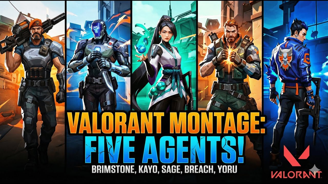 I Played DIFFERENT Agents and it was...… (VALORANT Montage)