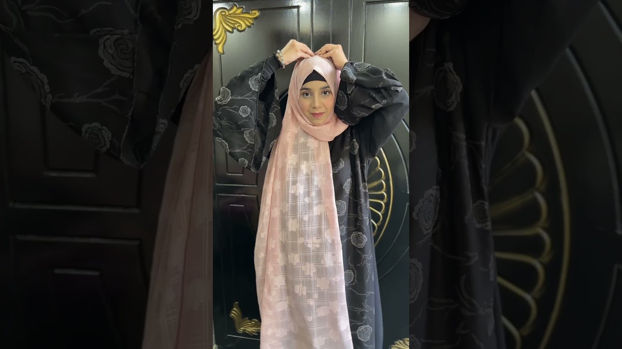 Hijab style for every occasion || aj 2 names liye hein #shorts