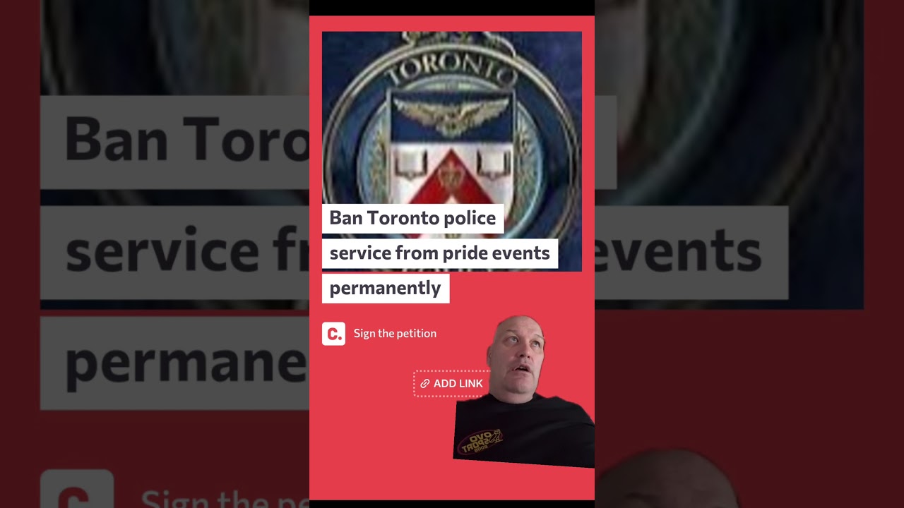 #bantorontopolicefrompride #forlife @TorontoPolice @TorontoSun @torontostar @CP24