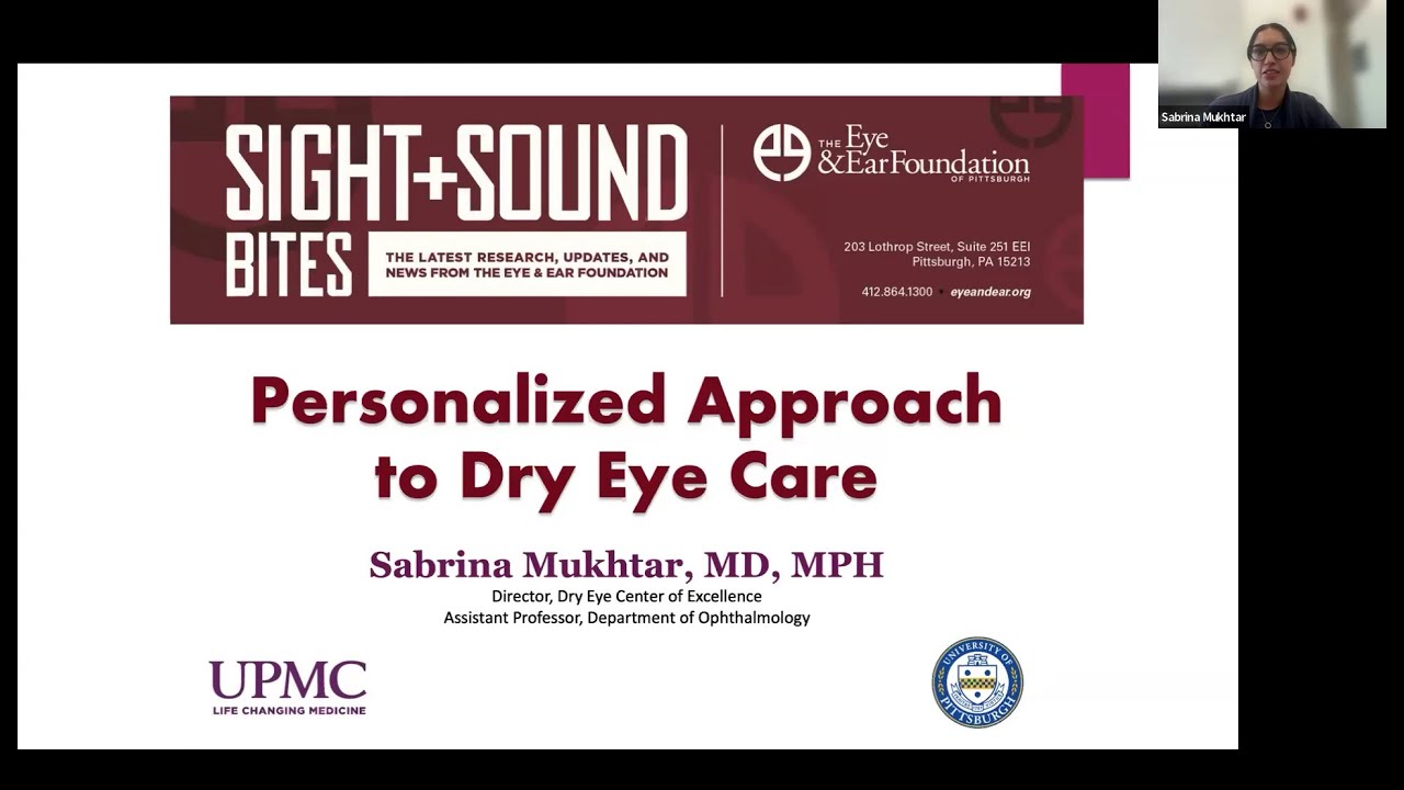 Sight + Sound Bites: Personalized Approach to Dry Eye Care