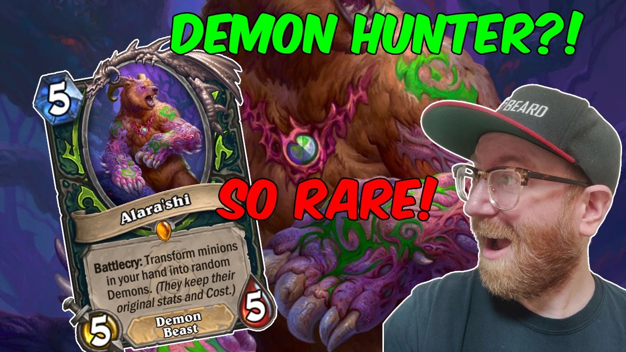 The Rare Demon Hunter Run… And It Was AWESOME - Hearthstone Arena