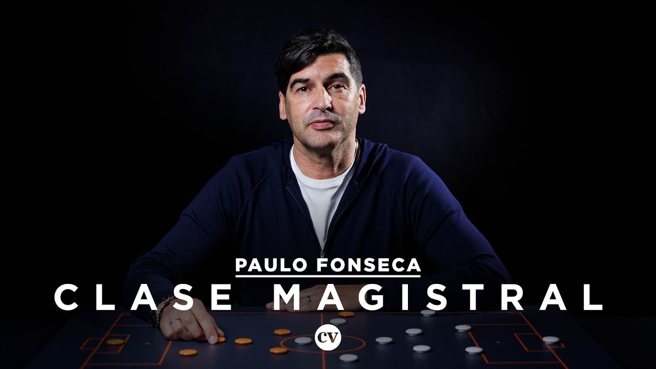 Clase Magistral Paulo Fonseca: Shakhtar Donetsk, AS Roma, Champions League