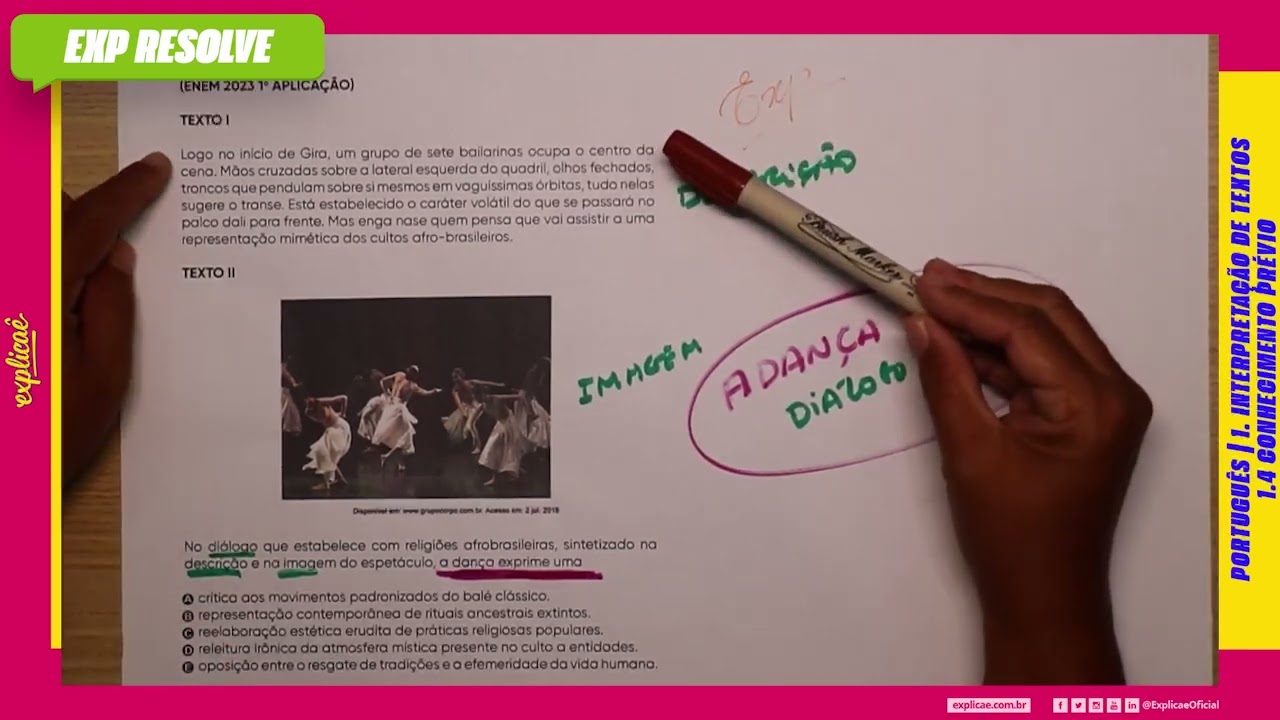 NO DIÁLOGO QUE ESTABELECE COM RELIGIÕES AFRO-BRASILEIRAS, SINTETIZADO NA (...) | CONHECIMENTO PRÉVIO
