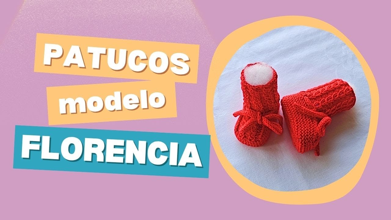 Patucos de bebé modelo Florencia 🧶 | Punto Ojo de Perdiz