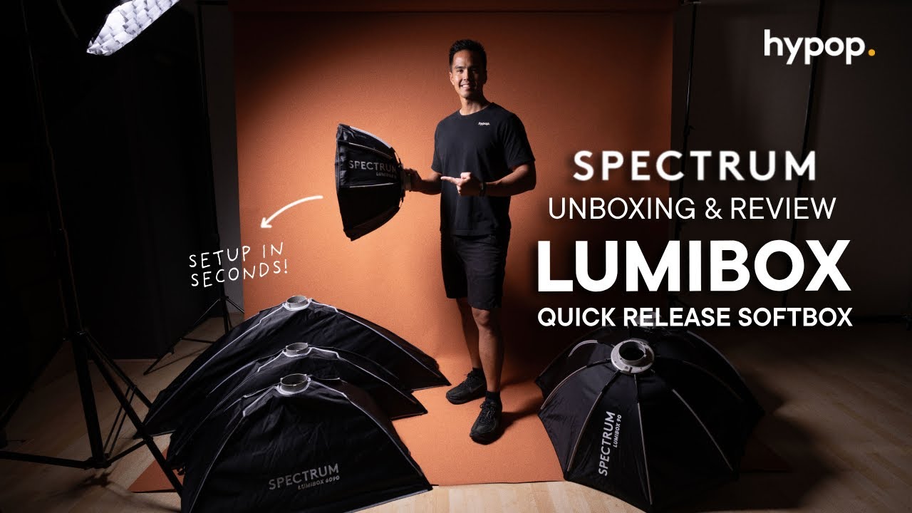 Softbox Setup in SECONDS! Spectrum Lumibox Quick Release Softbox | Unboxing & Review