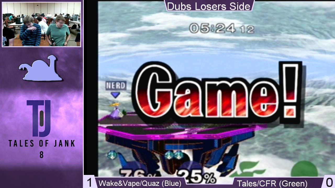 ToJ8 Melee Doubles LR3- WakenVape/Quaz (Peach) vs Tales/Crossfadingrage (Green)