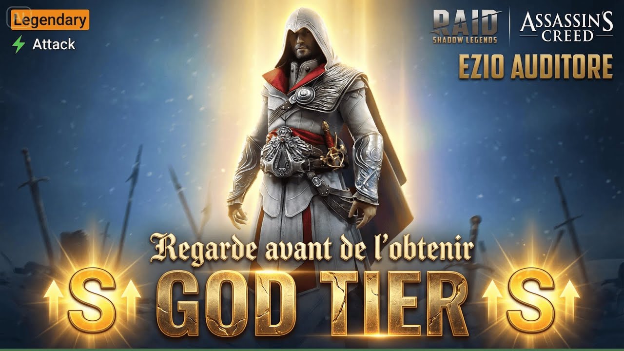 EZIO GOD TIER CONFIRM&Eacute; &ndash; Analyse compl&egrave;te & infos &agrave; ne pas rater #RAIDxAssassinsCreed