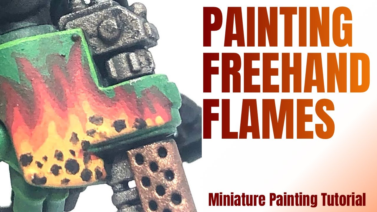 How to Paint Freehand Flames