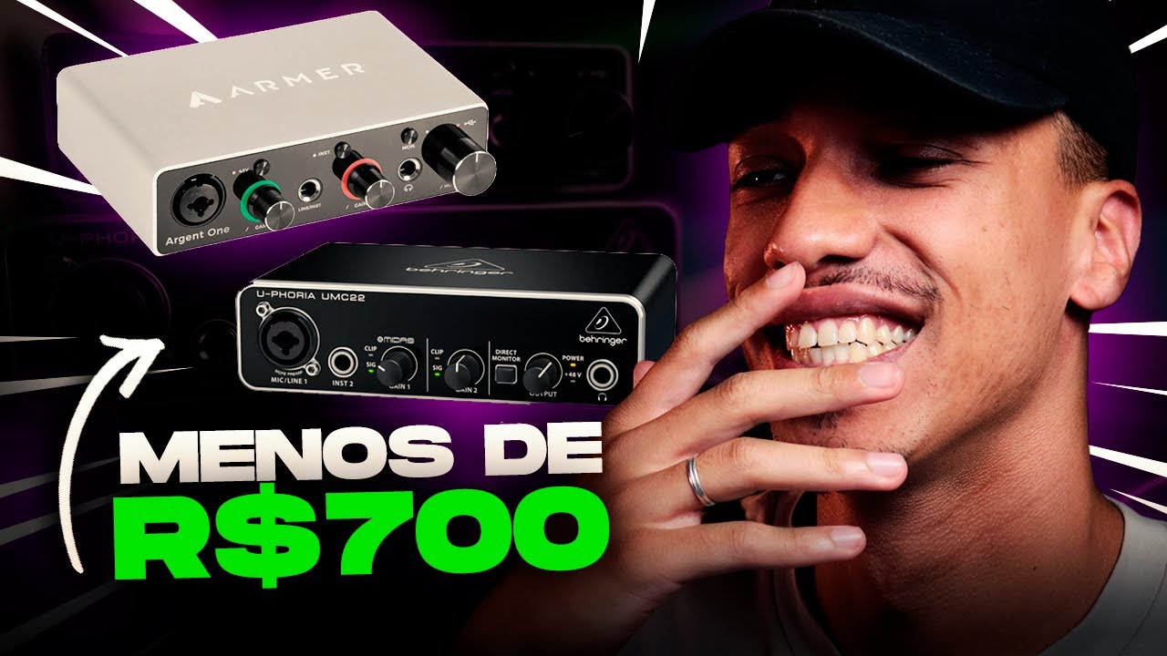 MELHORES INTERFACES DE CUSTO BENEFICIO (Argent One x Behringer UMC22 x Teyun Q22)