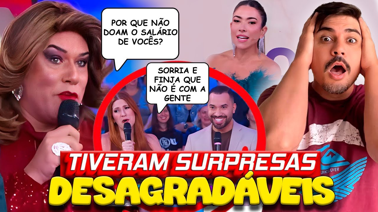 FAMOSOS QUE TIVERAM SURPRESAS DESAGRADÁVEIS