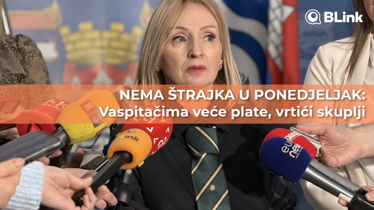 NEMA ŠTRAJKA U PONEDJELJAK: Vaspitačima veće plate, vrtići skuplji | Blink
