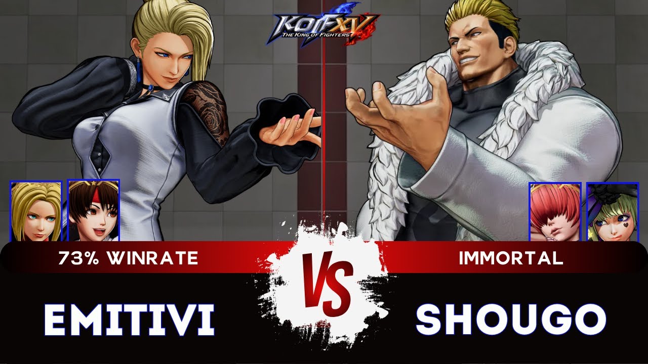 KOF XV🌟EMITIVI (Yuri/Mature/Blue Mary) vs SHOUGO (Shermie/Sylvie/Yamazaki)🌟Ranked Match - 01/25
