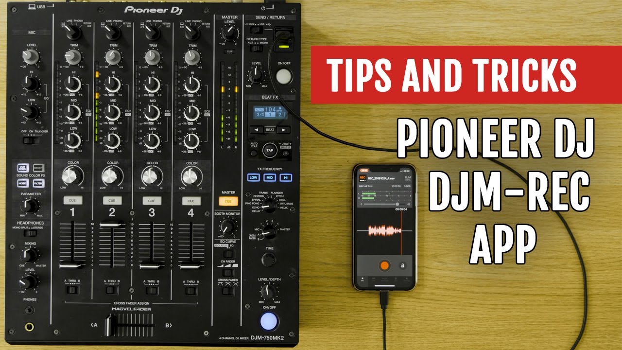 Pioneer DJ's DJM-REC App Review | Tips and Tricks