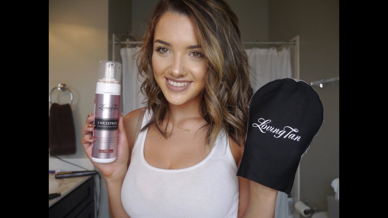 My Self Tanning Routine | How To Use Loving Tan 2 HR Express