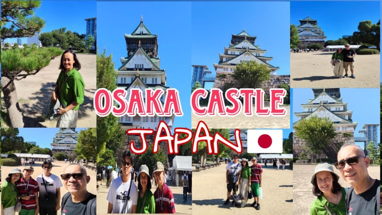 OSAKA CASTLE + BUYING SOME SOUVENIRS|| Cara Maila Italia #castle #japan #souvenir #osaka #travel