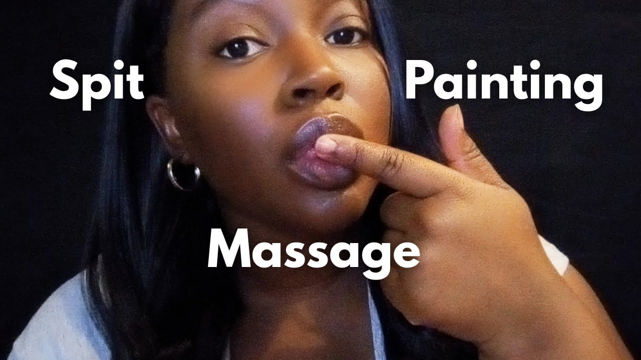 ASMR | Spit Painting Massage (Layered with LOTION sounds)