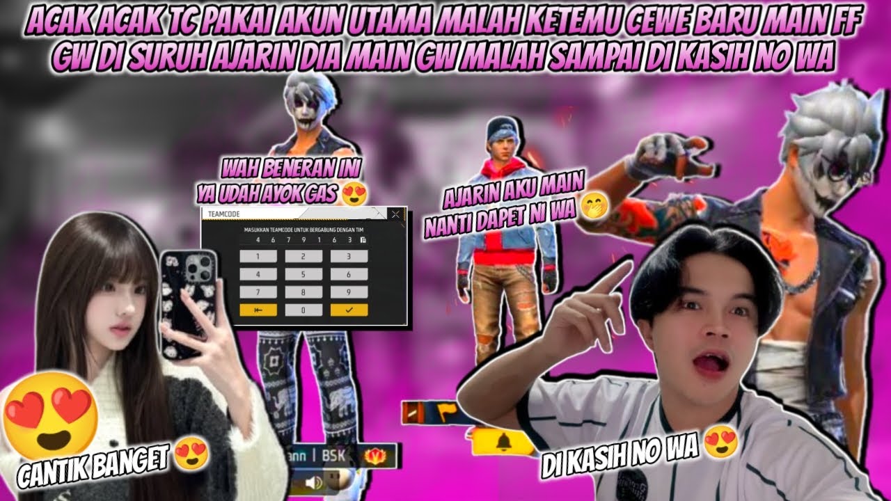 I RANDOMLY PLAYED TC USING MY MAIN ACCOUNT AND MEET A NEW GIRL PLAYING FF AND I EVEN GOT THIS GIR...