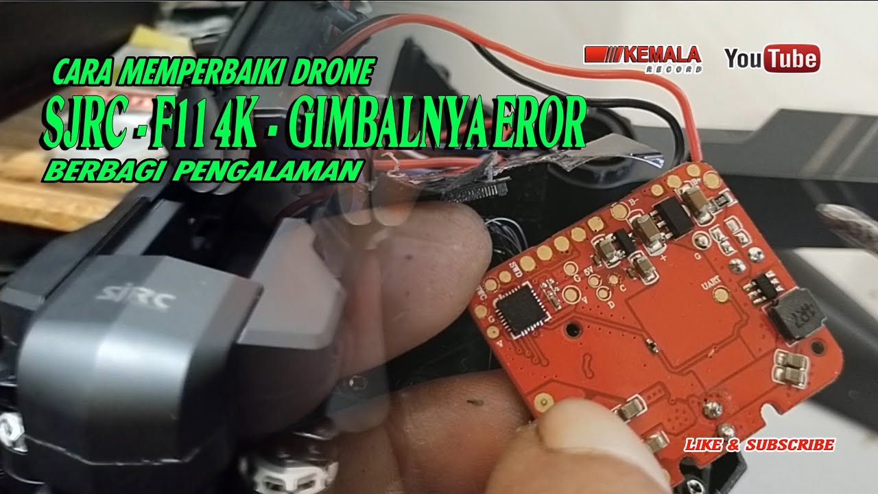 DRONE SJRC F11 PRO 4K GIMBAL EROR // Cara memperbaikinya Berbagi Pengalaman