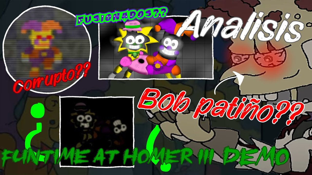 ANÁLISIS!! Funtime at Homer 3 Demo//Noche 1 y Noche 2//Los Simpson//Redbord