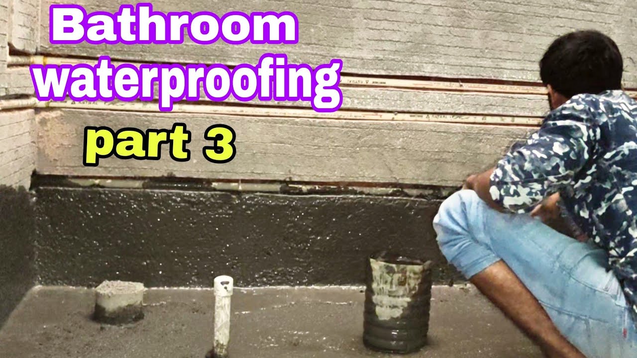 bathroom waterproofing process part 3