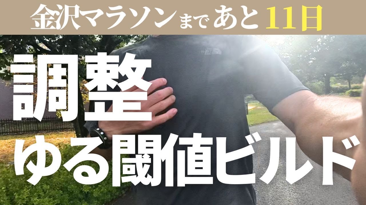 【サブ315挑戦のリアル】金沢マラソン2025に向けてテーパリングを手探りしている（vol.2 レース11日前 8k BUP）