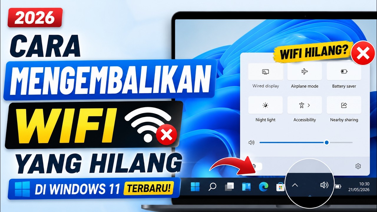 Cara Mengatasi Wifi Yang Hilang di Windows 11 Terbaru - Bagian 2