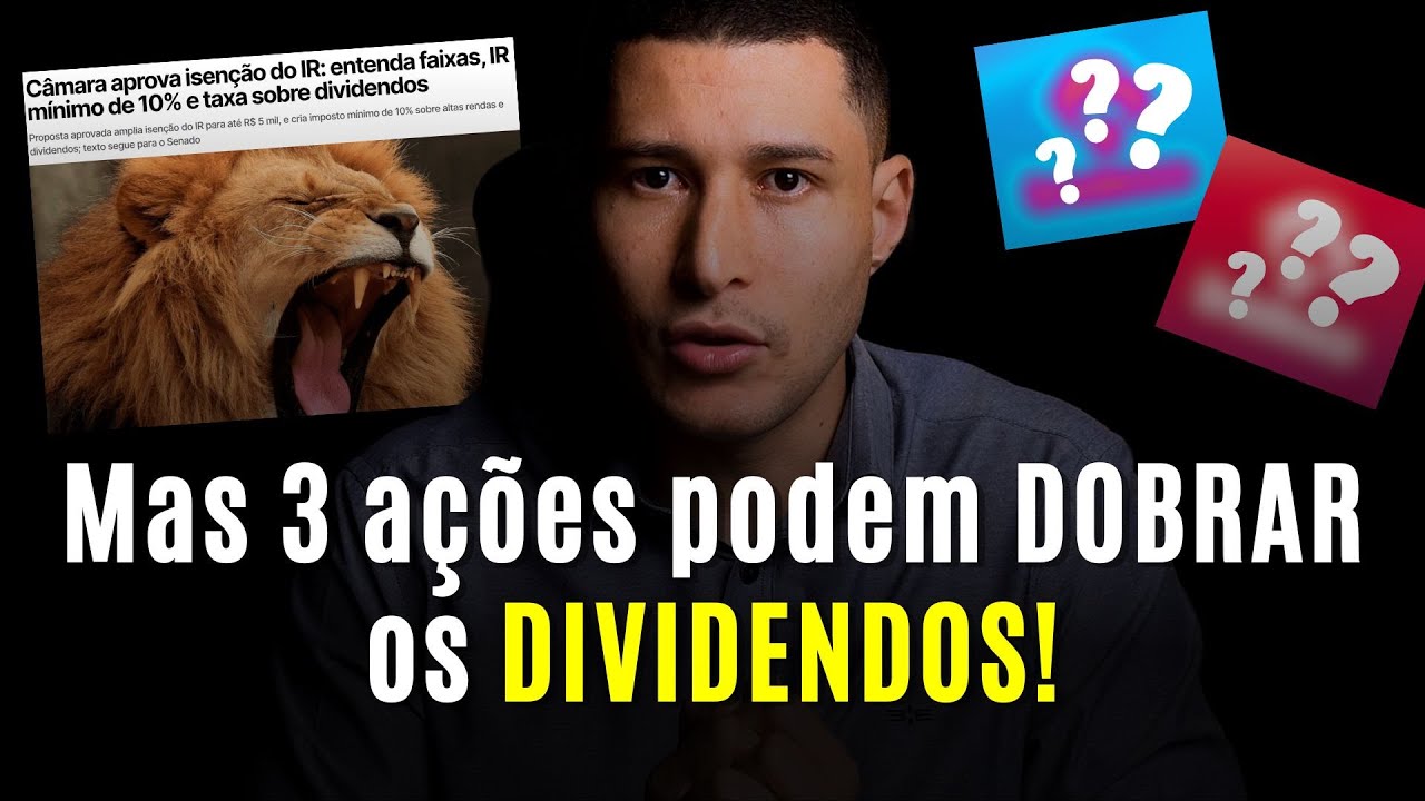 3 a&ccedil;&otilde;es baratas que podem at&eacute; DOBRAR os DIVIDENDOS!