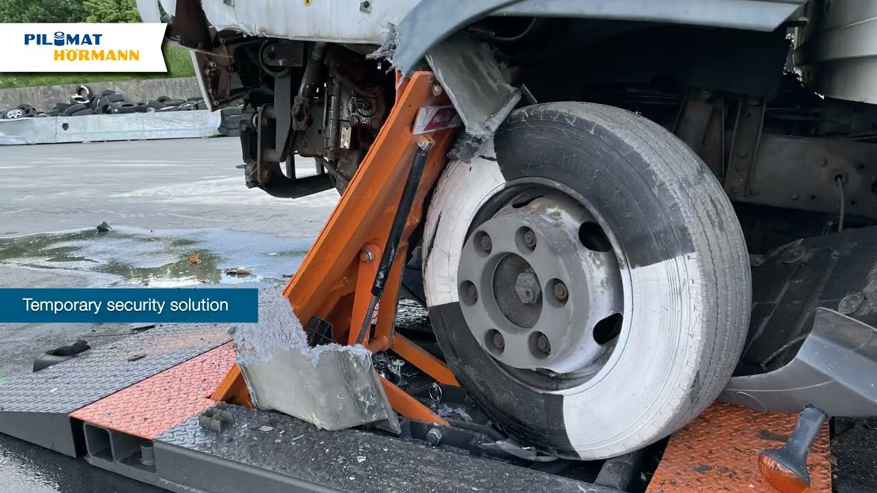 Crash Test Pilomat Road Blocker Mobile - Nuova Configurazione | ISO 22343-1:2023