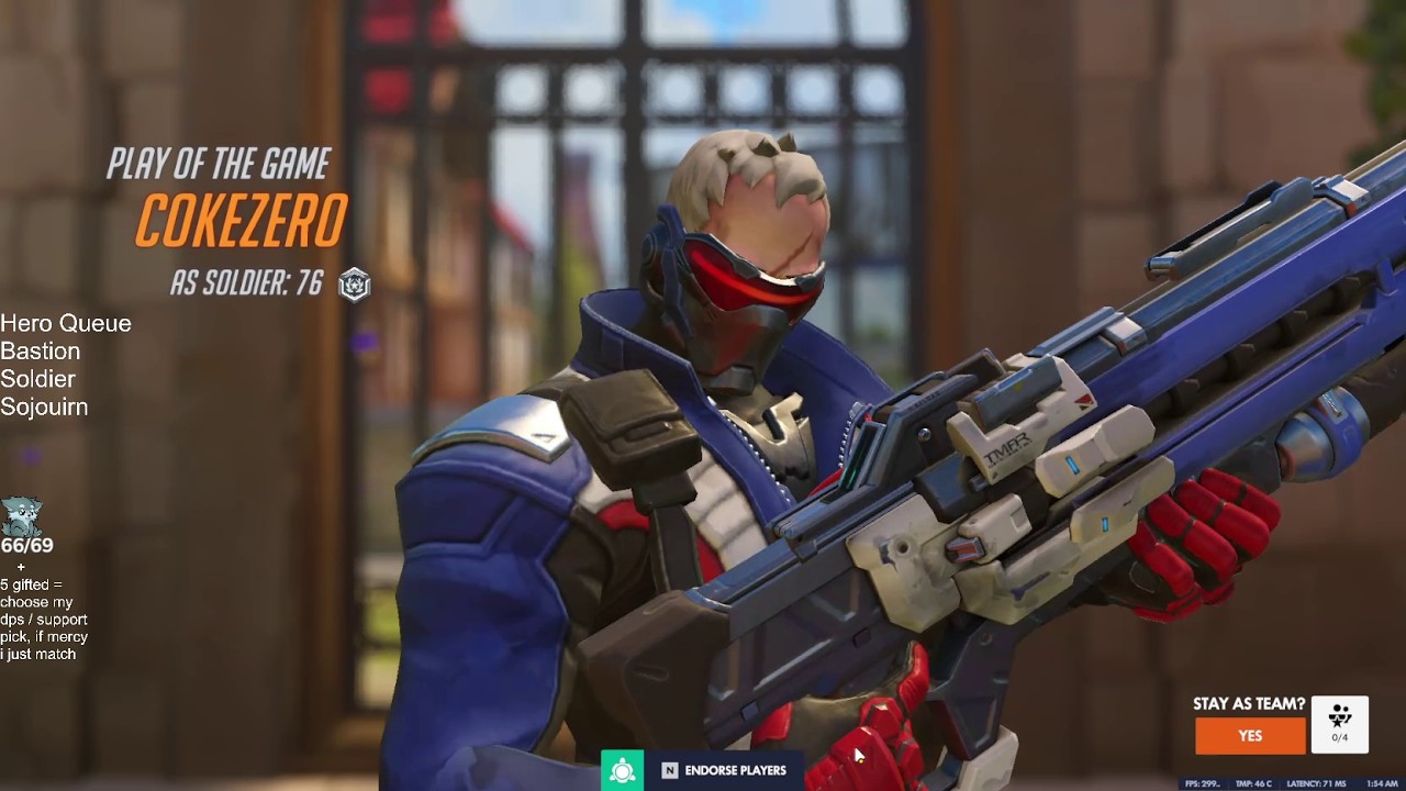 PRO SOLDIER POV! IDDQD INSANE SOLDIER 76 GAMEPLAY • OVERWATCH S1