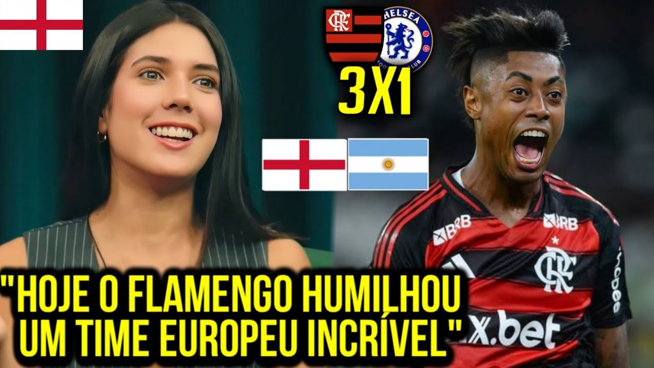 VEJA COMO A IMPRENSA INTERNACIONAL REAGIU AOS GOLS DO FLAMENGO E VITÓRIA CONTRA CHELSEA!