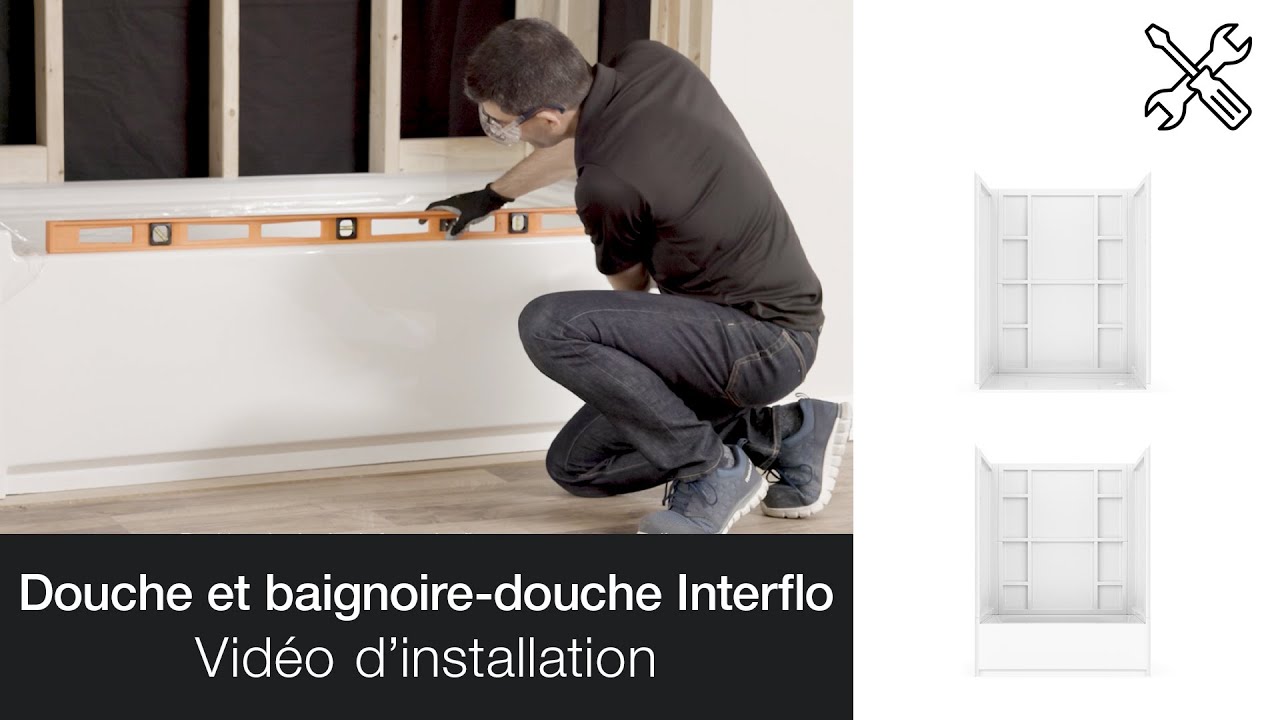 Douche et baignoire-douche Interflo - vidéo d'installation