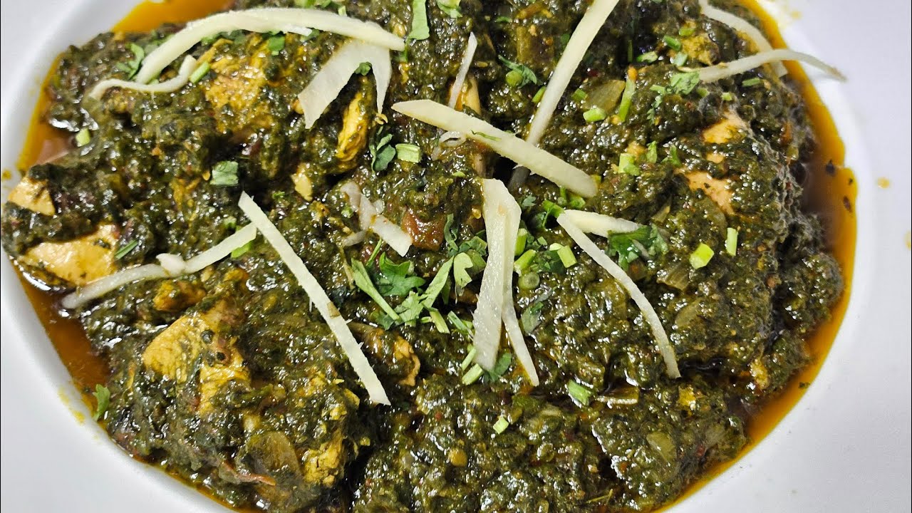 ChickenPalak Masaledar BestRecipe Palak چکن پالک مصالحے دار بیسٹ ریزی اسان رمضان کریم SoomroKitchen 