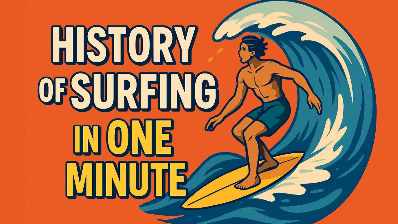 History of Surfing in One Minute