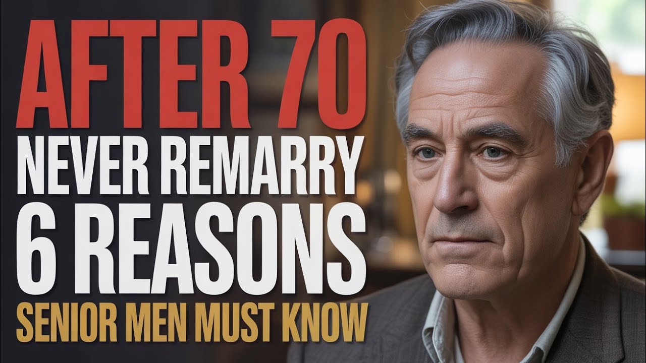 After 70, Never Remarry: 6 Reasons Senior Men Must Know