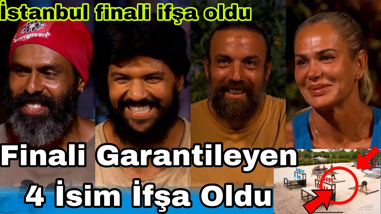 Survivorda İstanbul Finalini Garantileyen 4 İsim İfşa Oldu Şampiyon Kim Oldu