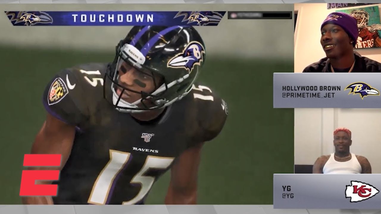 Hollywood Brown vs. YG [FULL GAME] | Madden NFL Celebrity Tournament | ESPN