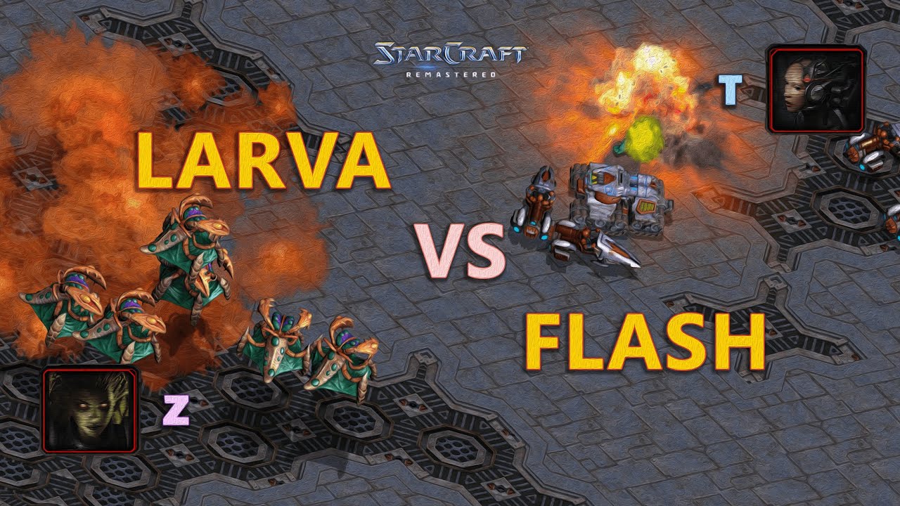 STARCRAFT: FLASH VS LARVA junto a @JuanBayonaDeathfate!