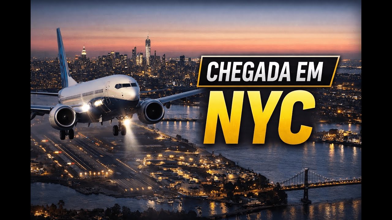 737 MAX 8 | KDCA → KLGA | Uma Linda Chegada em Nova York